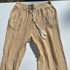 Haute Hippie Style Brown Mesh Swim Cover-Up Pants – Size Large